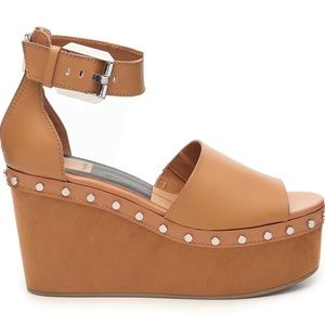 Dolce Vita Serena Studded Platform Wedge Sandals
